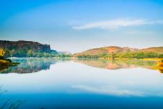 Malik Talao small lake and reeds